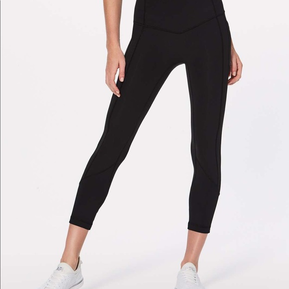 Lululemon All The Right Places Crop Black - Picture 2 of 5